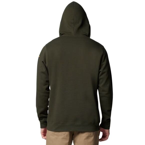 Columbia Men's Trek Graphic Long-Sleeve Fleece Hoodie in Greenscape Medium $47 - Picture 2 of 10